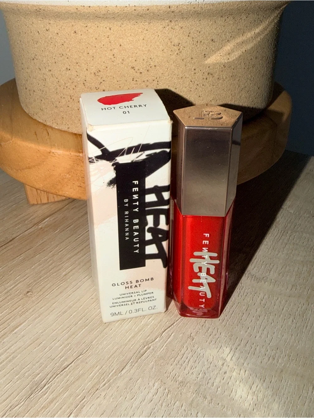 Fenty Beauty Heat Gloss Bomb Lip Gloss - Hot Cherry (Red)